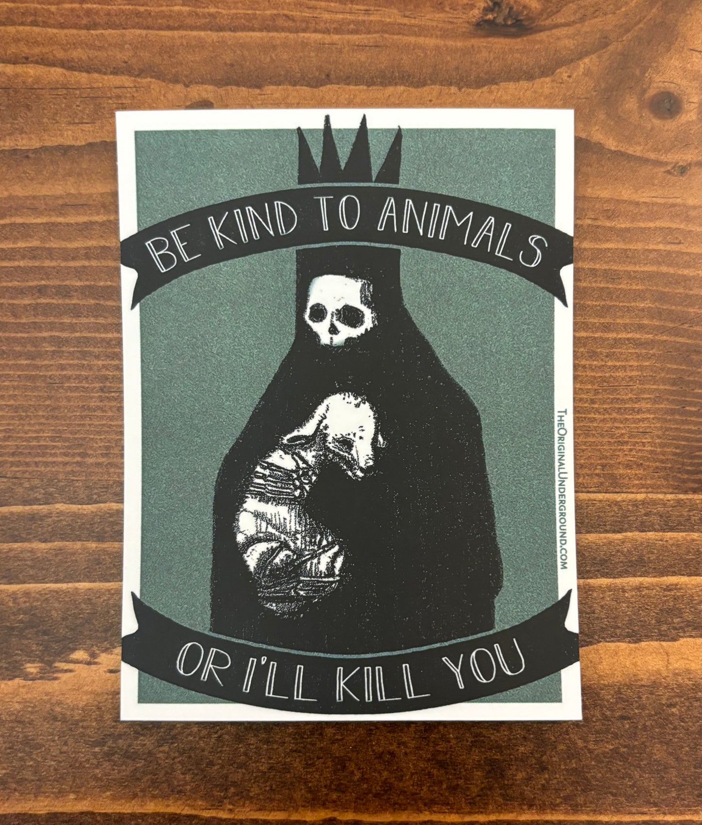 Be Kind to Animals - sticker