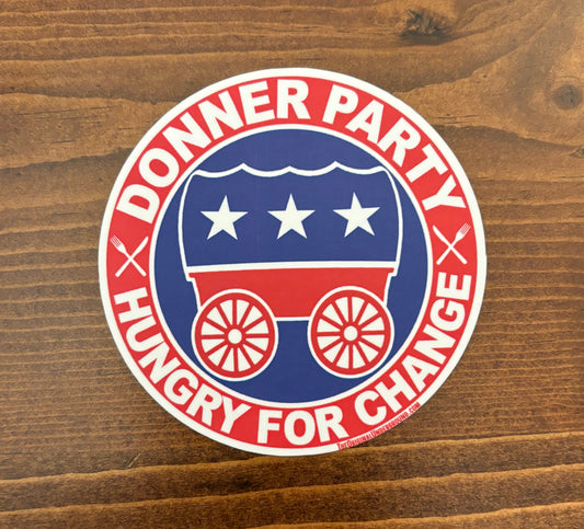 Donner Party - sticker