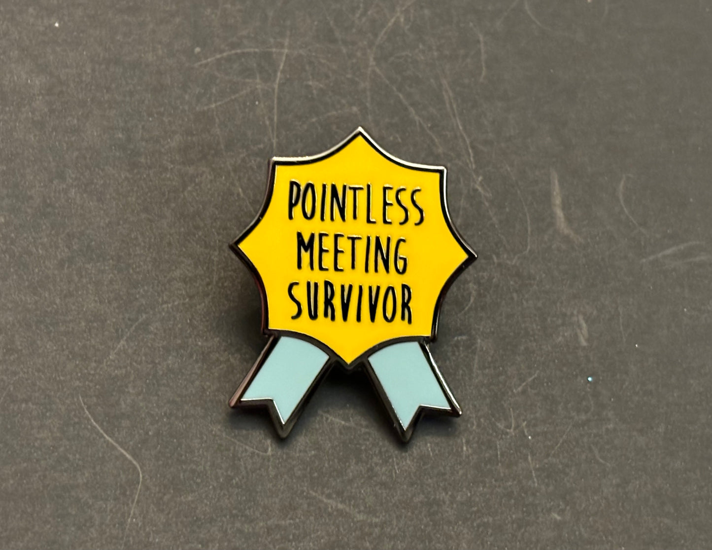 Pointless Meeting Survivor - pin