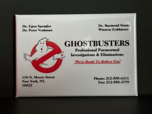 Ghostbusters - Business Card - Magnet