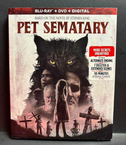 Pet Sematary (2019) - Blu-Ray - Used