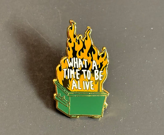 Dumpster Fire - pin