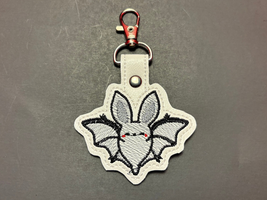 Stitched Cute Bat Keychain