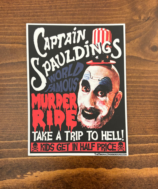 Captain Spaulding - sticker