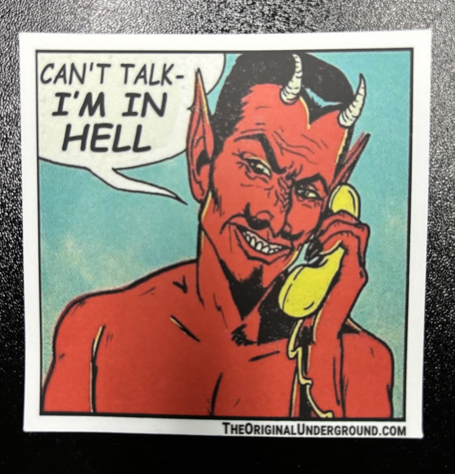 Can't Talk... - sticker