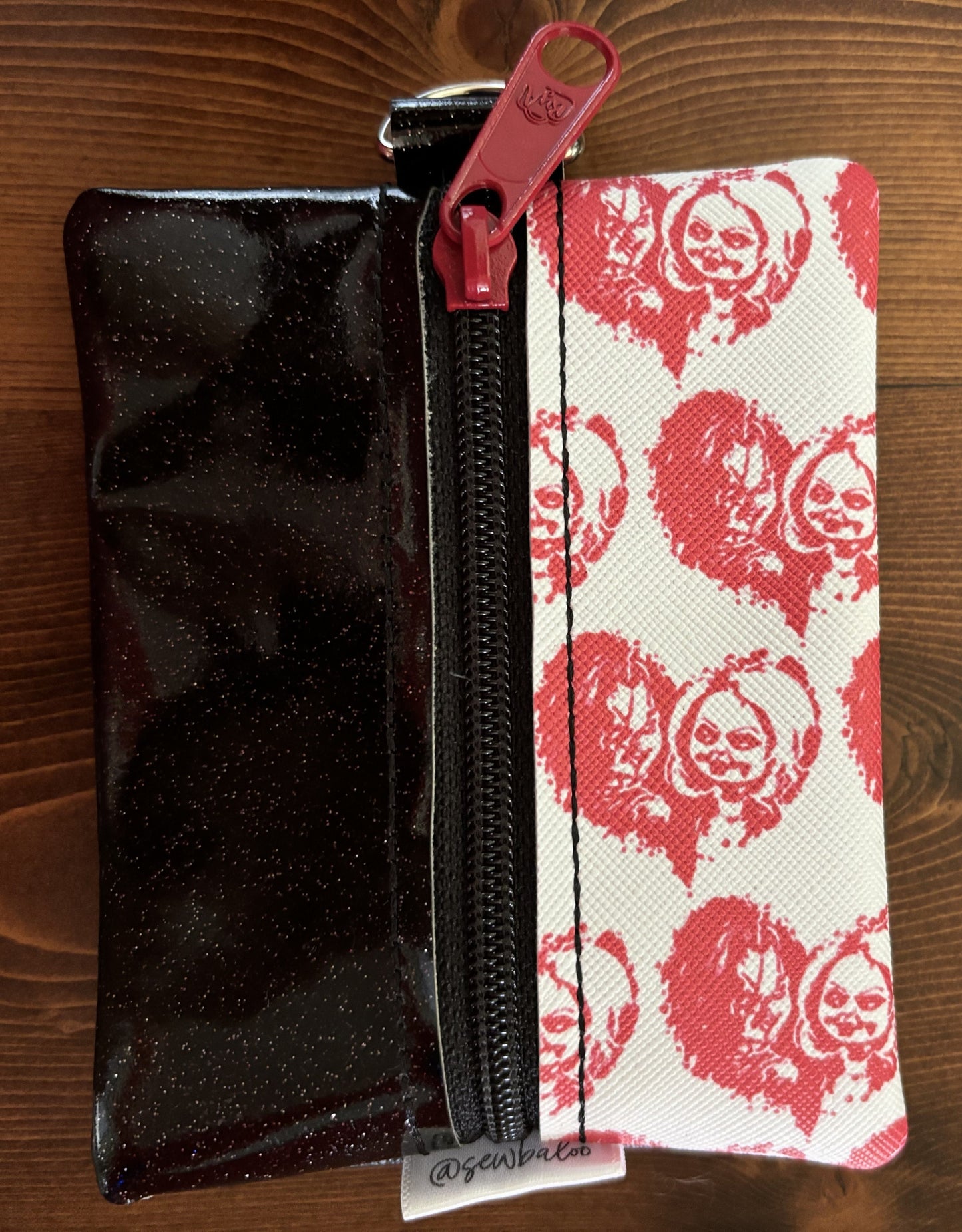 Chucky & Tiffany Vinyl Keychain Pouch