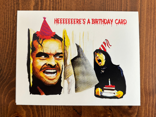 The Shining Birthday Card