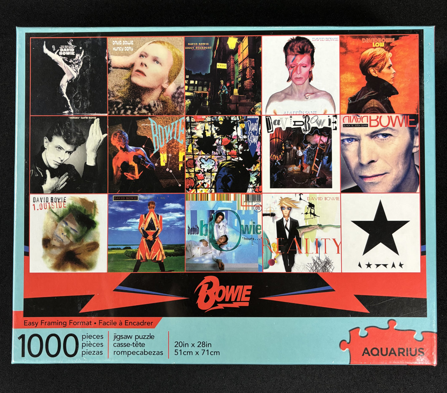 David Bowie Albums 1000 Piece Jigsaw Puzzle