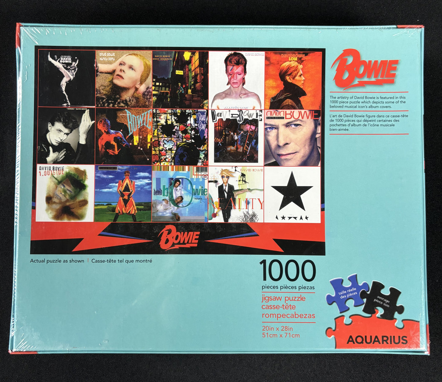 David Bowie Albums 1000 Piece Jigsaw Puzzle