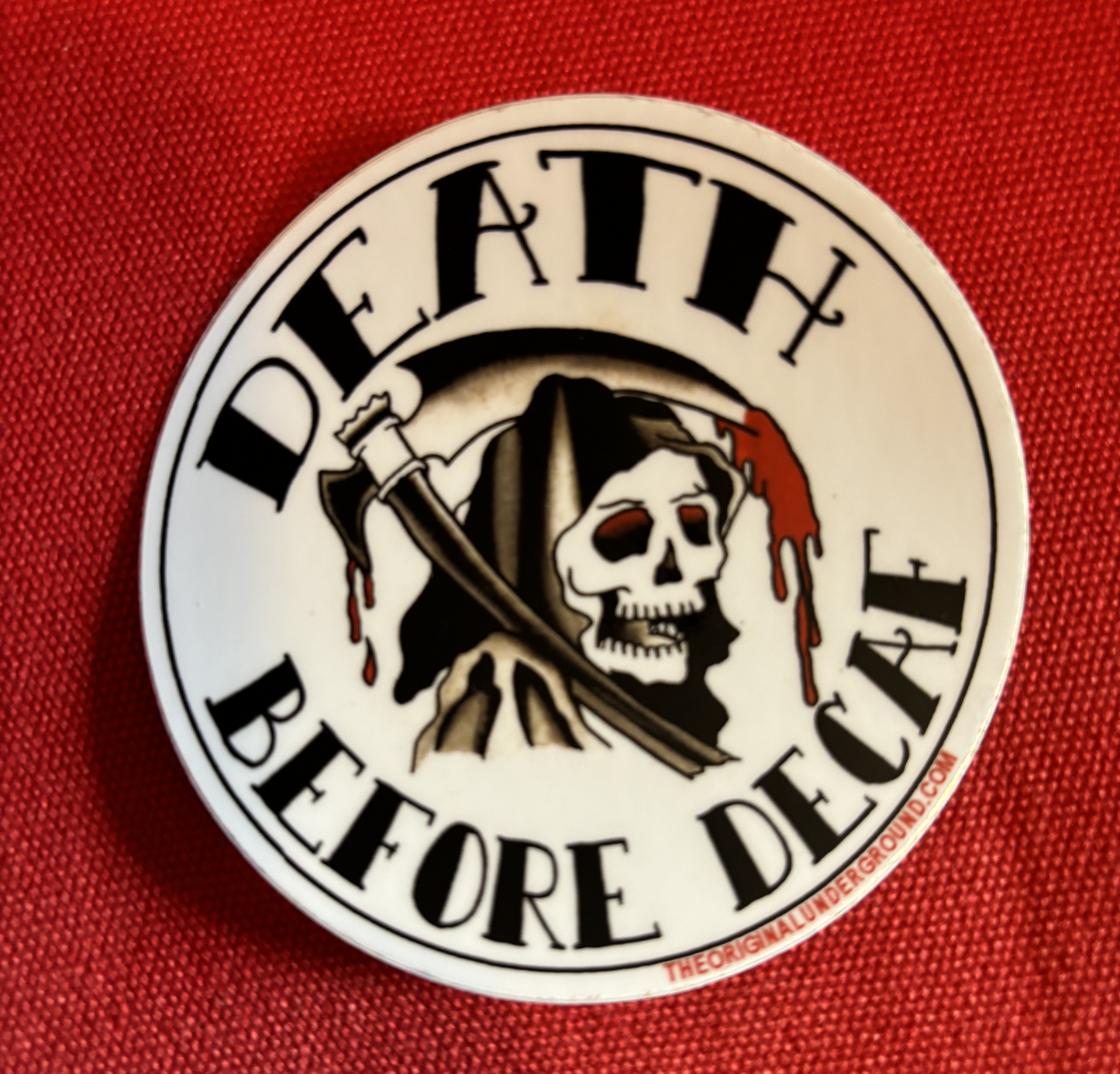 Death Before Decaf - sticker