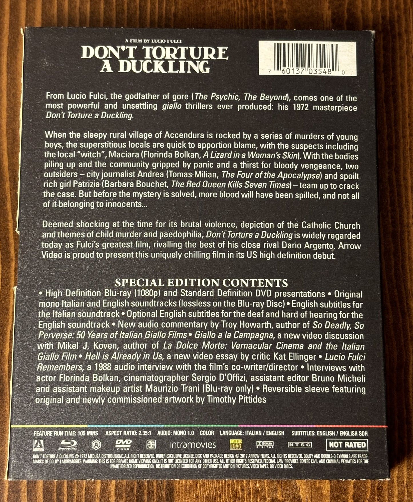 Don't Torture a Duckling (1972) - Blu-ray - Used