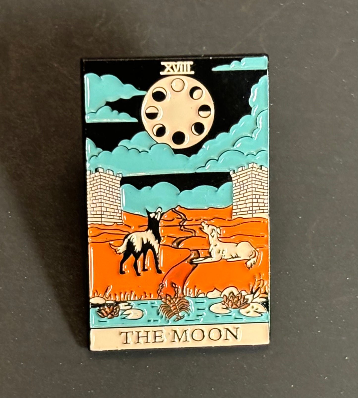 The Moon Tarot Card - pin