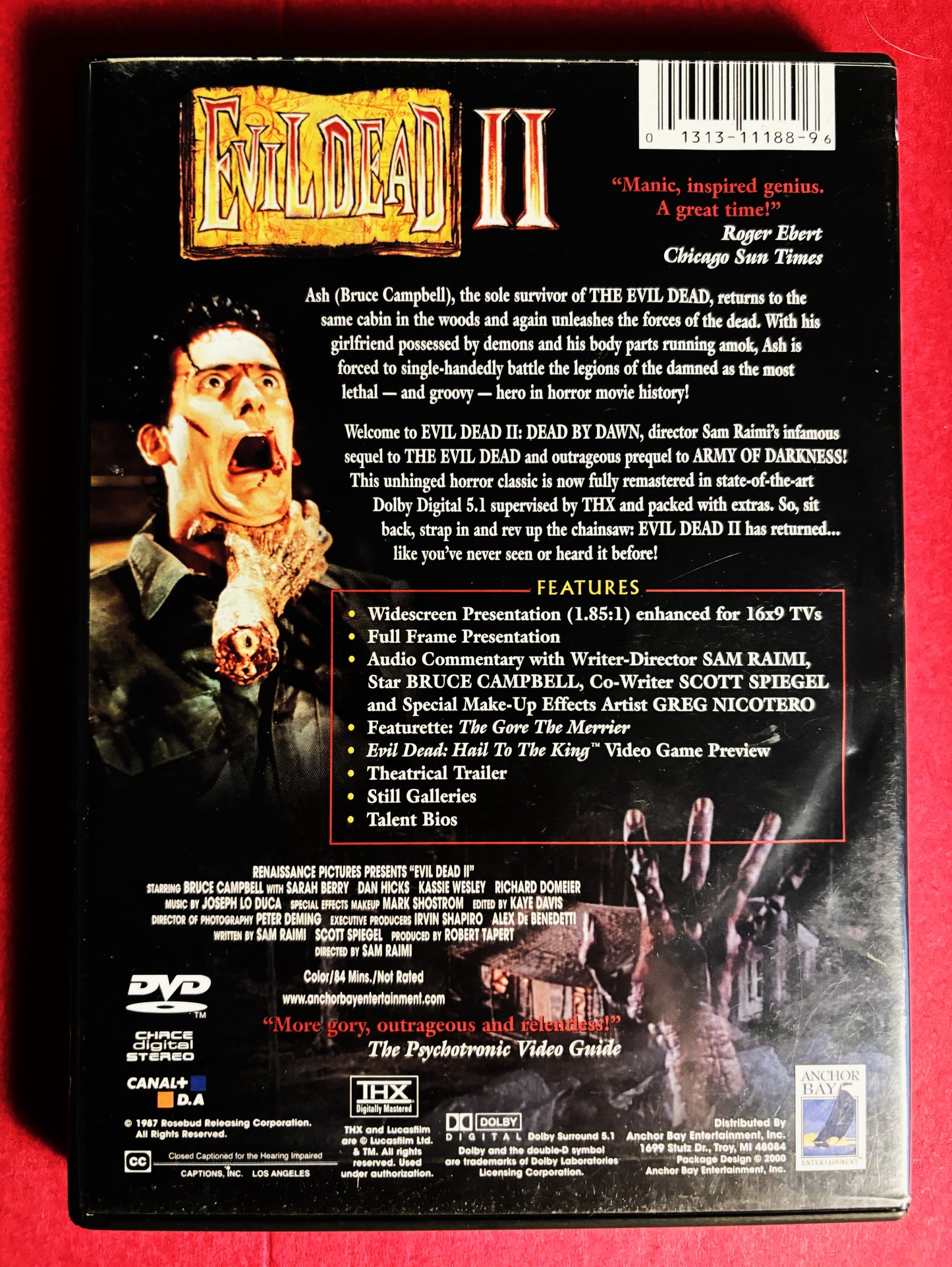 Evil Dead II - DVD - Used