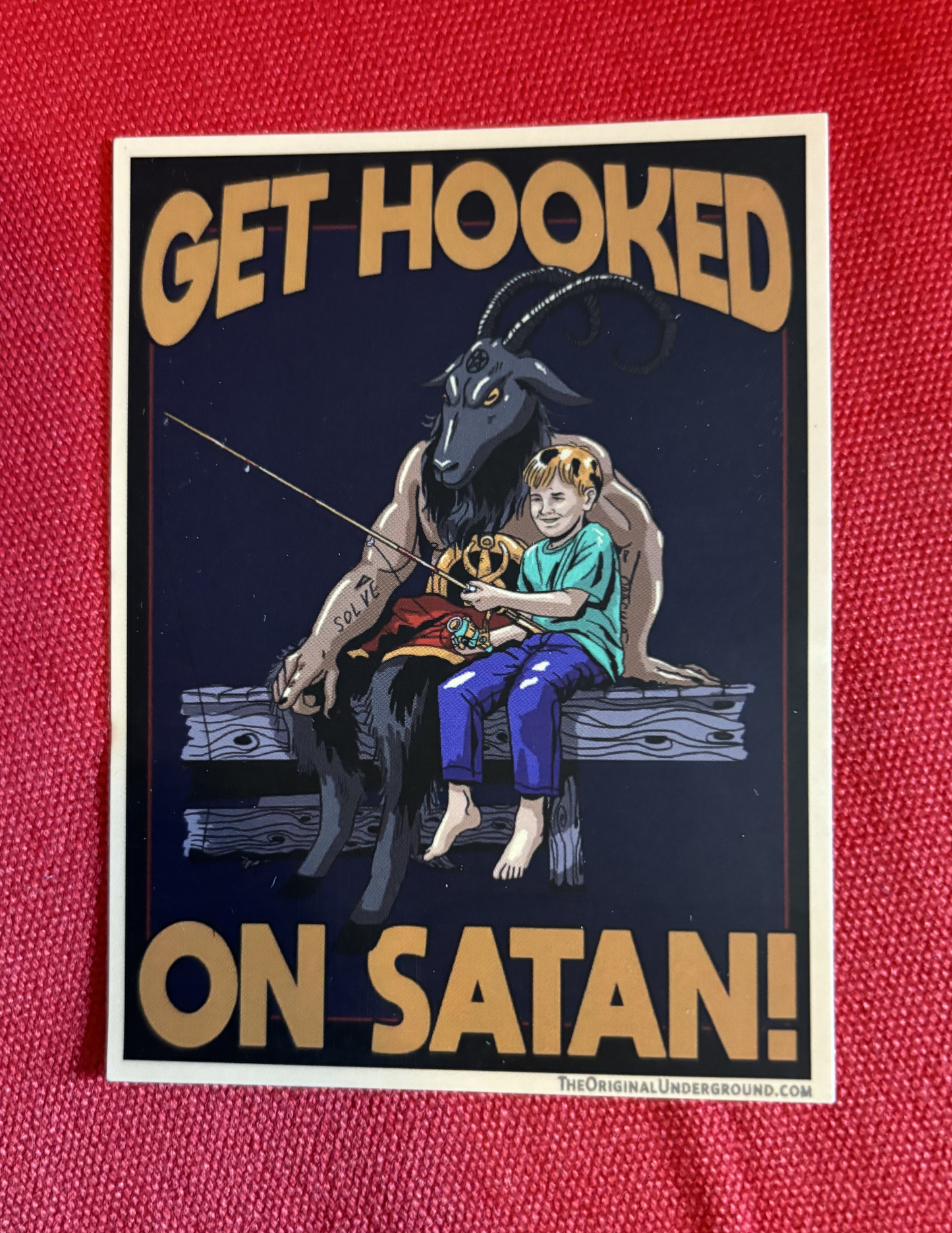 Get Hooked - sticker