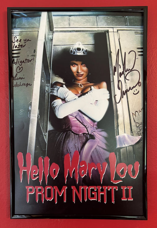 Hello Mary Lou Prom Night II - 11" x 17" autographed poster