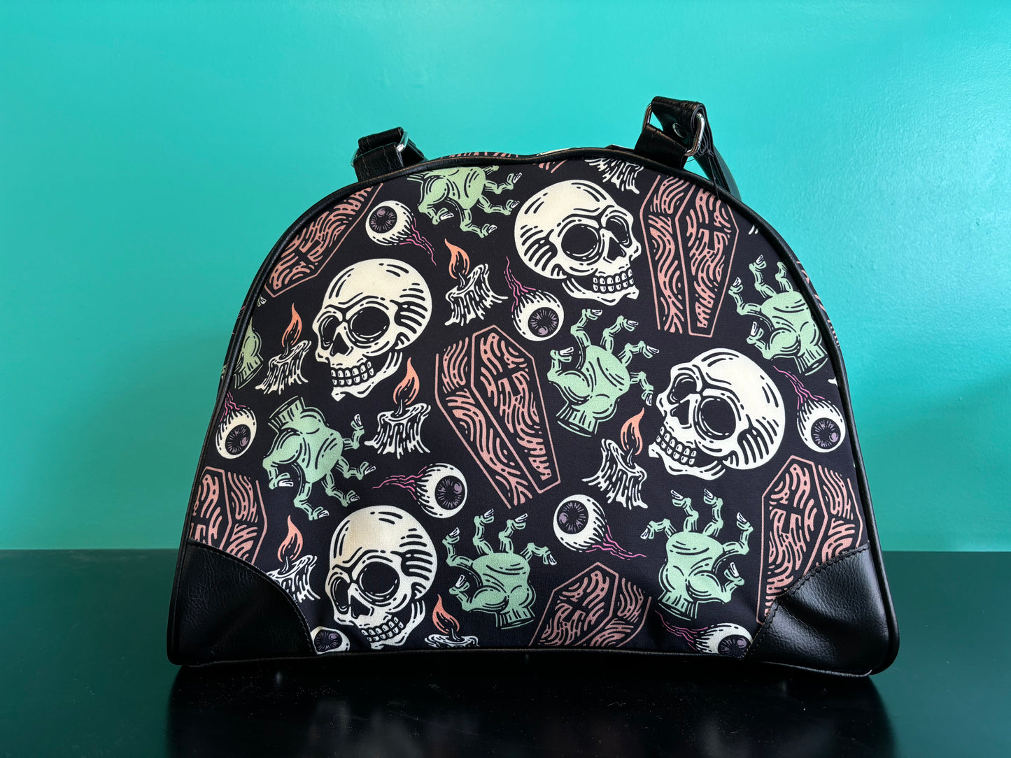 Coffins and Skulls - purse