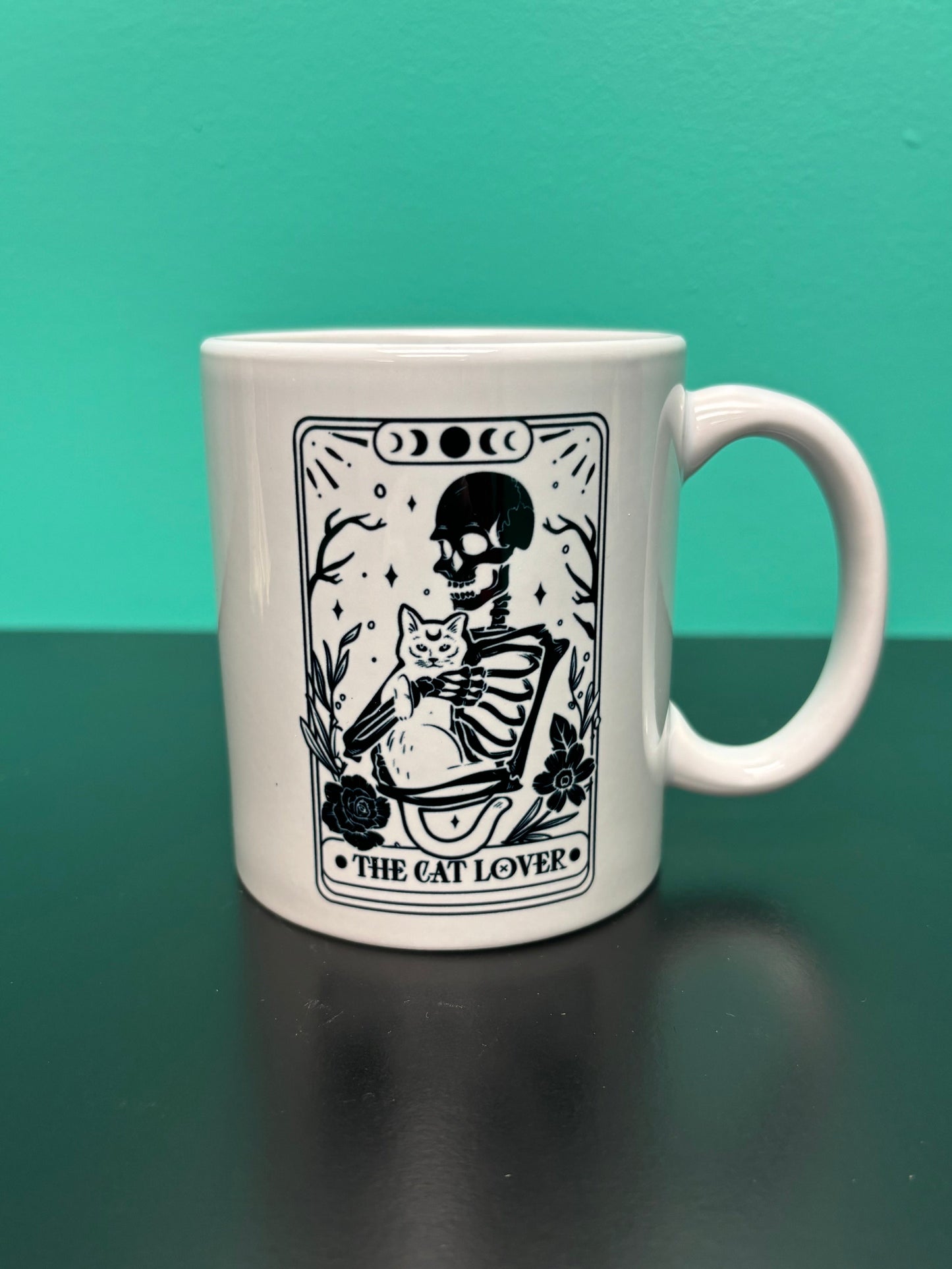 The Cat Lover, Tarot Card - mug