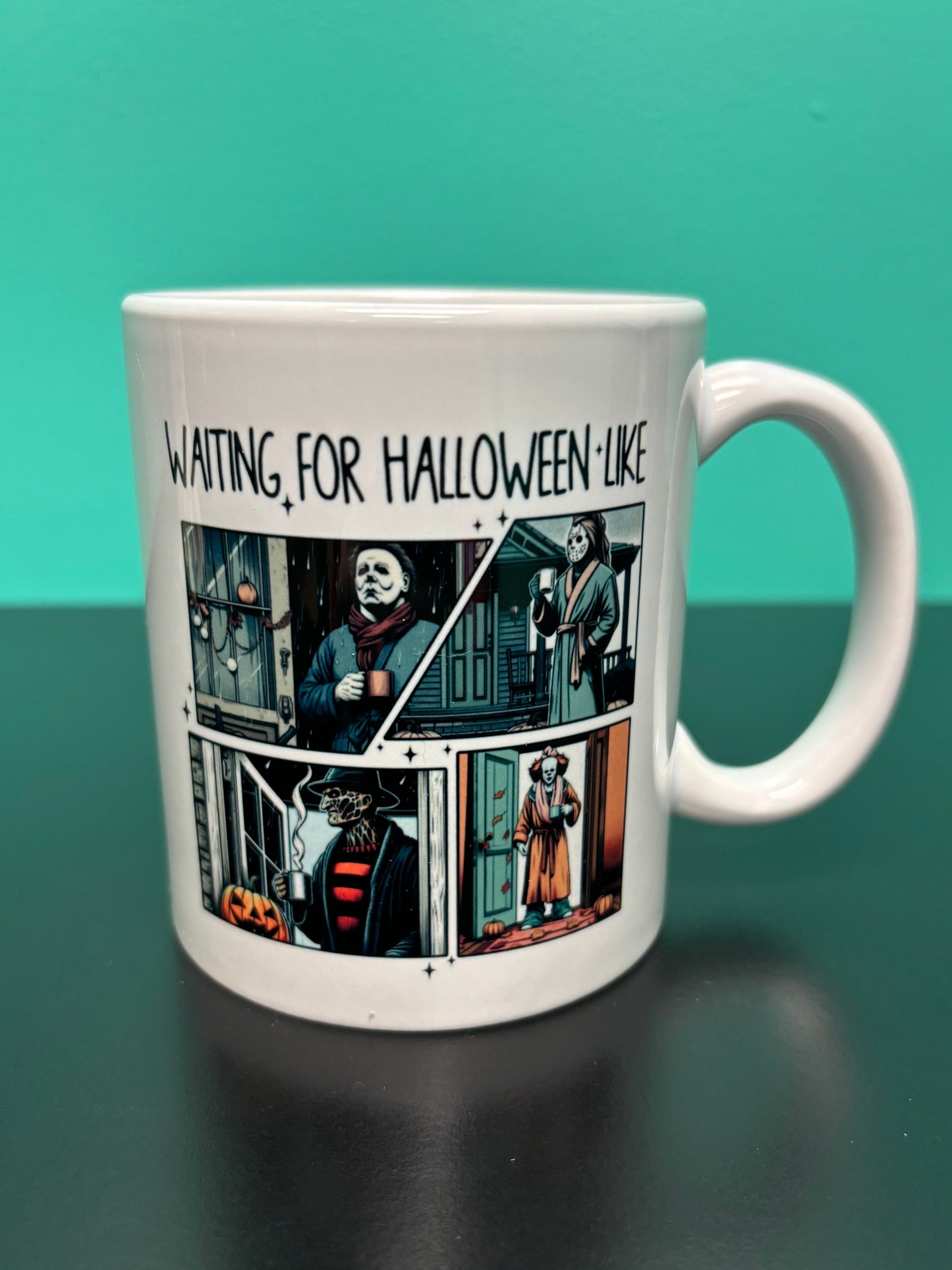 Waiting for Halloween - mug