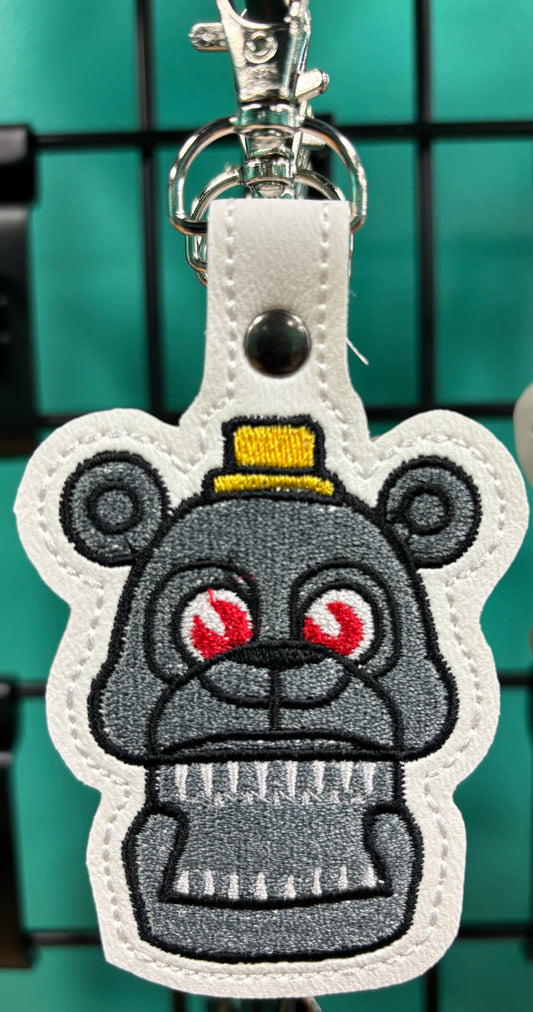 Stitched Five Night's at Freddy's- Nightmare Freddy- Keychain