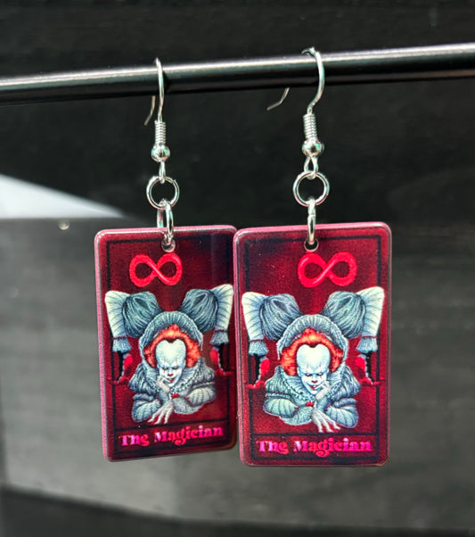 IT Penneywise Tarot Card - Earrings