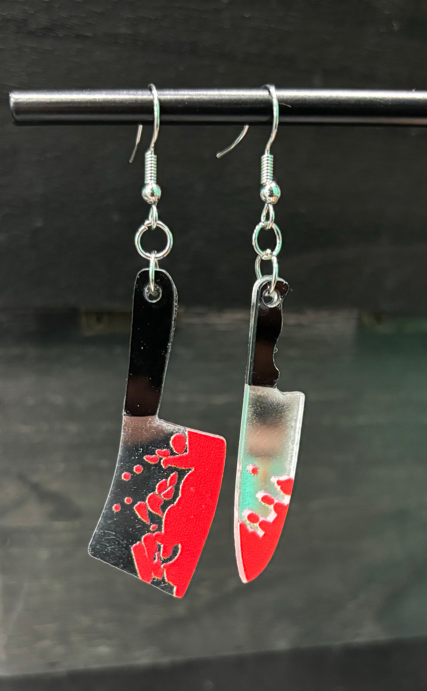 Bloody Knife and Cleaver  - Earrings