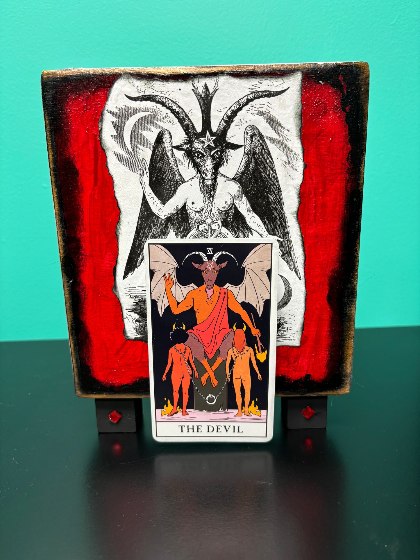 Devil Tarot Card - Art Box