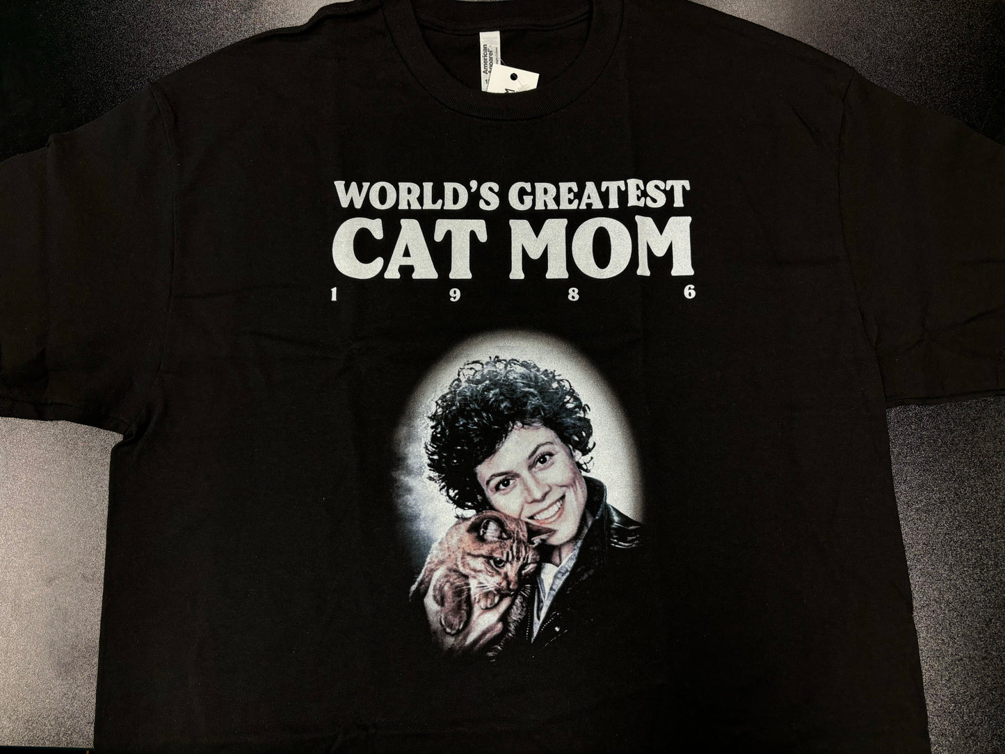 Aliens World's Greatest Cat Mom - Black - T-shirt