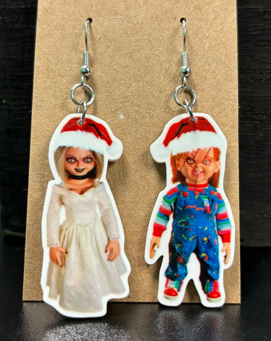 Holiday Chucky and Tiffany - Earrings