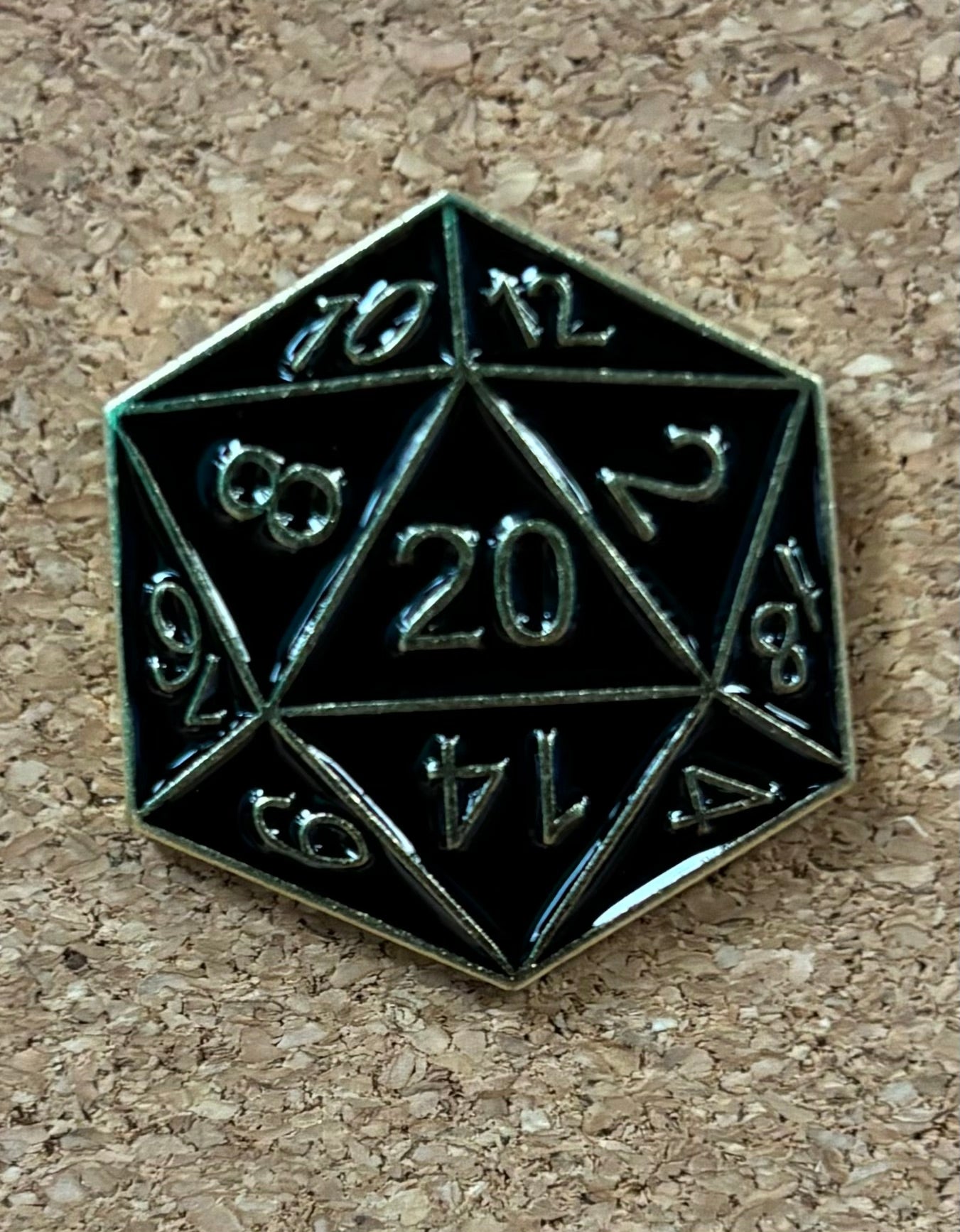 Dungeons and Dragons Die - Pin