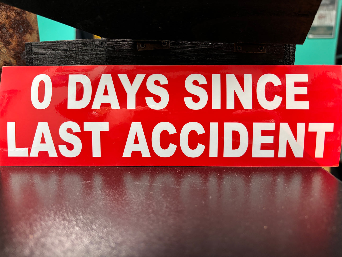 0 Days Since Last Incident - Bumper Sticker