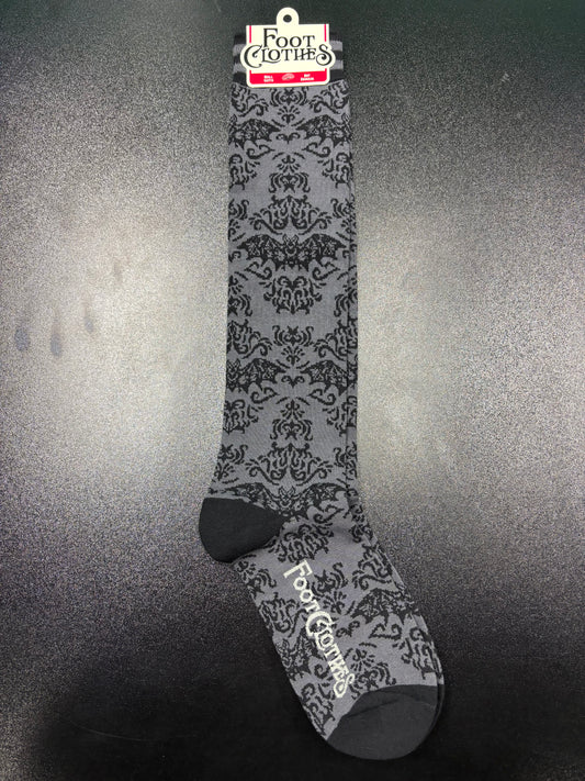 Bat Damask - knee high socks