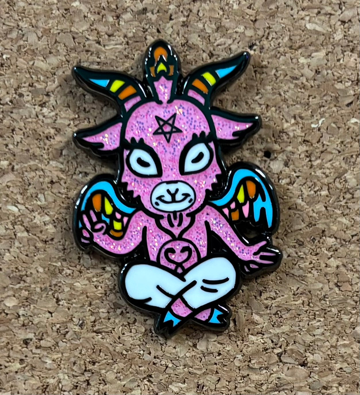 Cute Baphomet Goat  - Pin