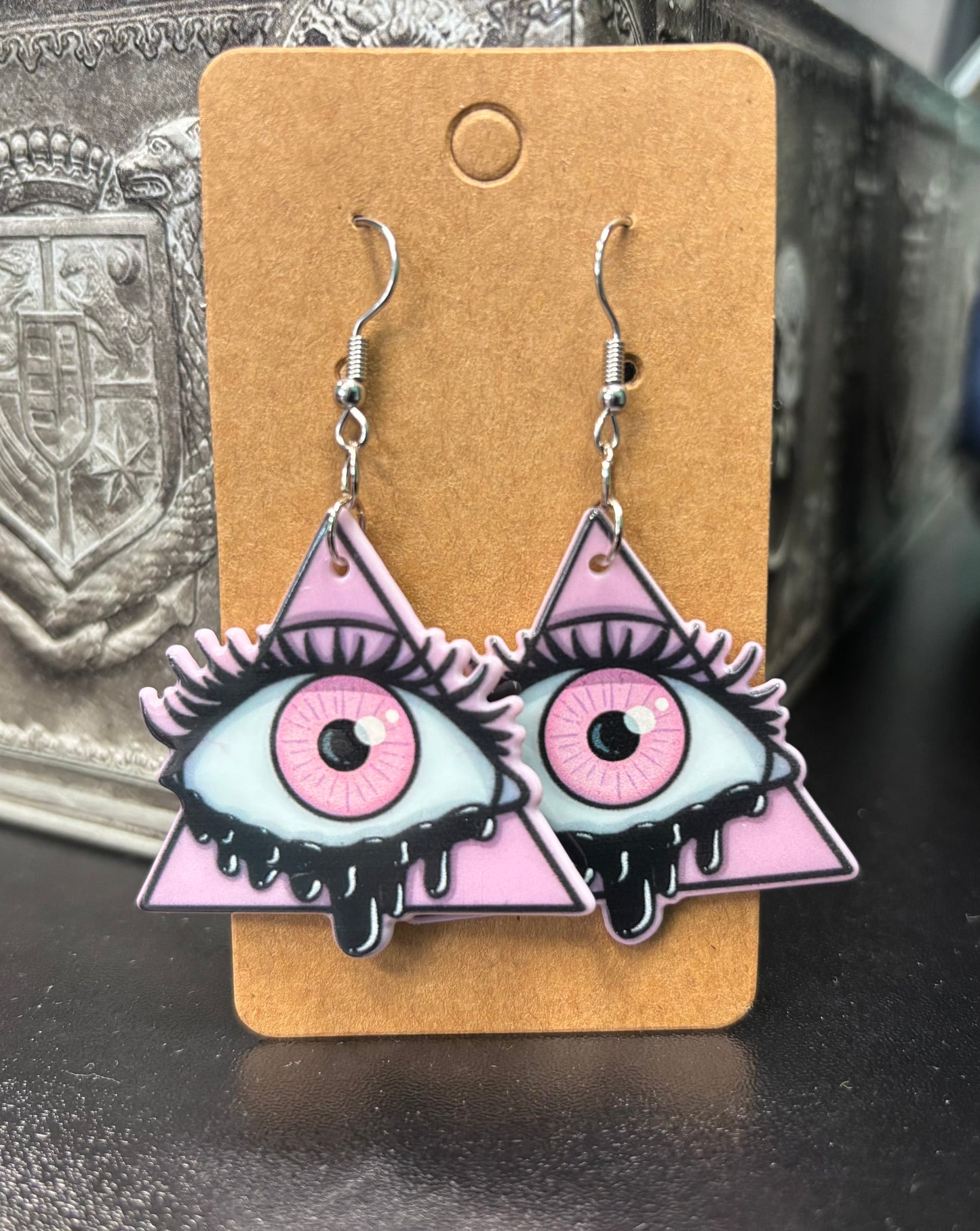 Pink Eye - earrings