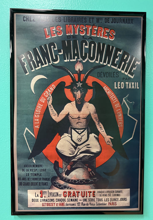 Les Mysteres, Baphomet - poster