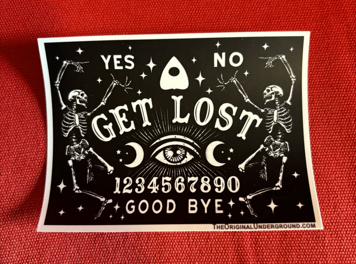 Get Lost - Ouija Board - Sticker