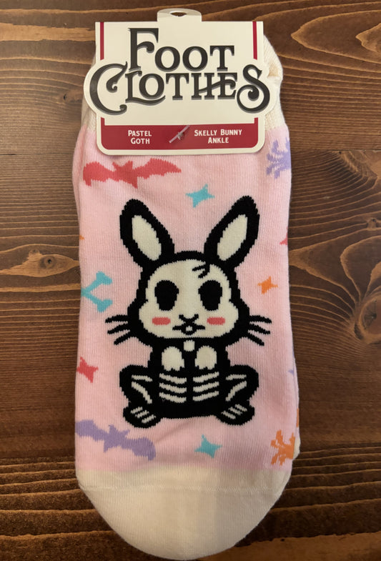 Skelly Bunny - ankle socks