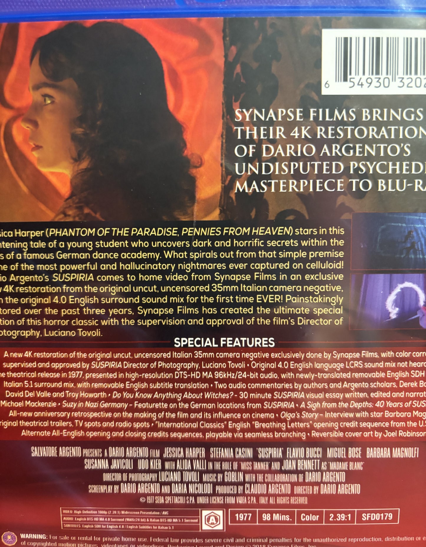 Suspiria (1977) - Blu-ray - new