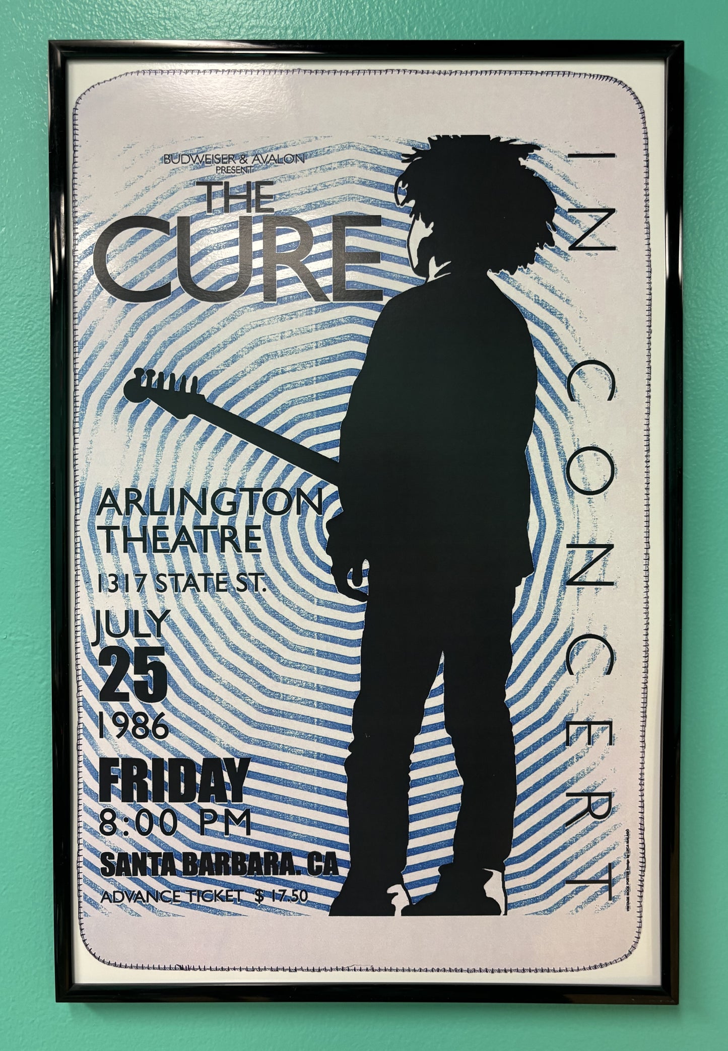 The Cure, In Concert - poster