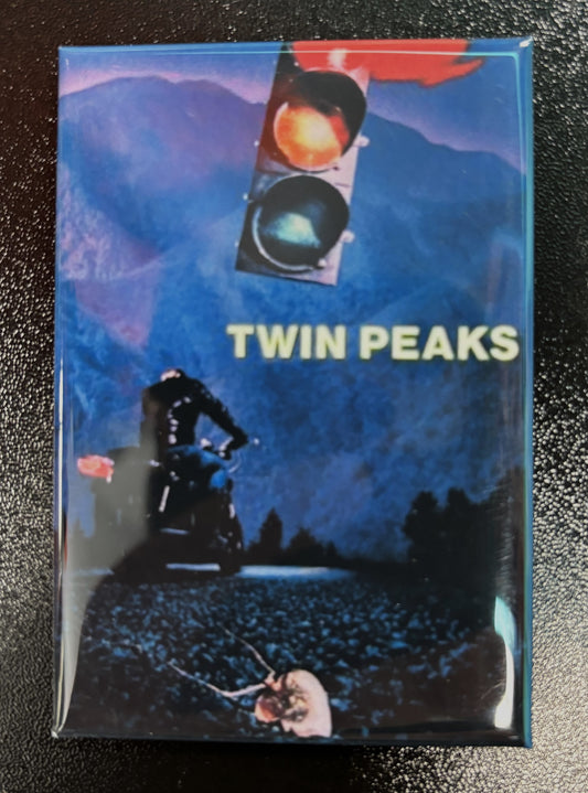 Twin Peaks, traffic light - magnet